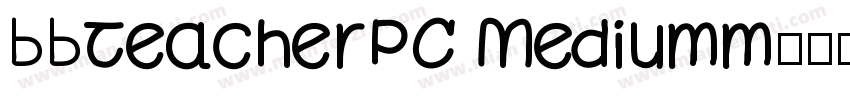 BBteacherPC Mediumm字体转换